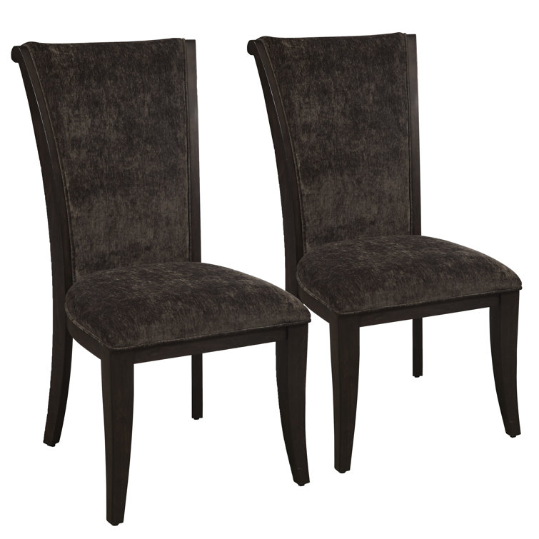 Mercer41 Adelina Velvet Side Chair in Dark Gray Wayfair